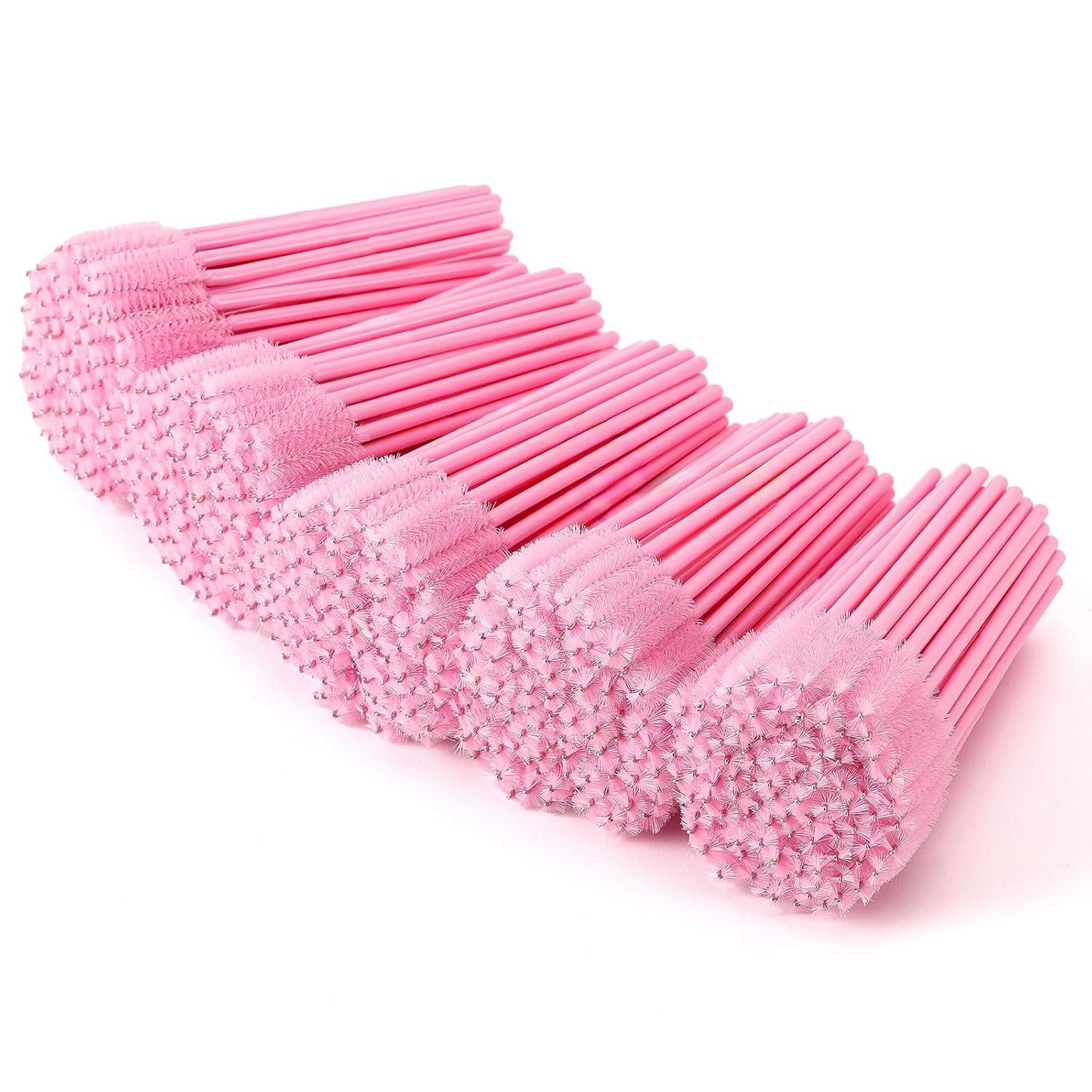 500 Disposable Mascara Wands - Colorful Eyelash Brushes & Spoolies for Extensions