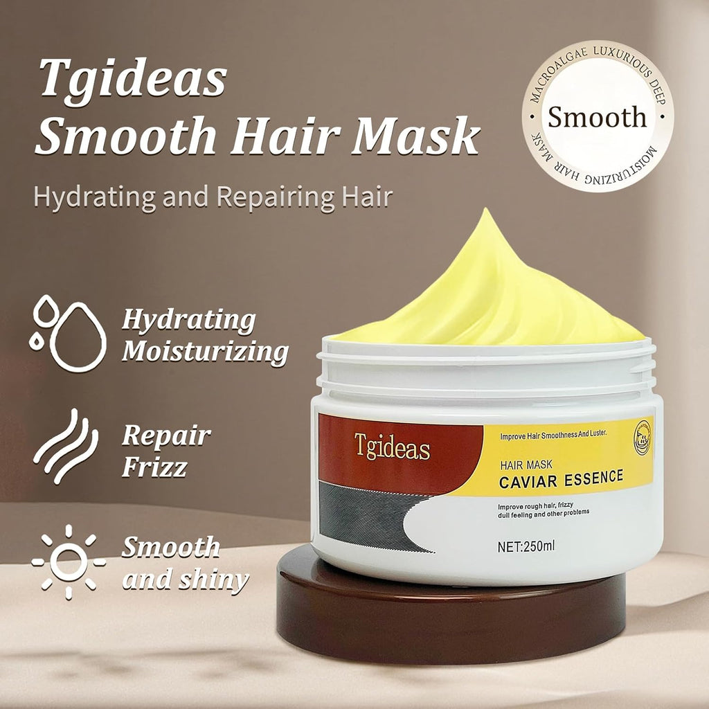 Hydrating Collagen Hair Mask - Deep Repair Treatment for Dry, Damaged Hair - 8.45 Oz