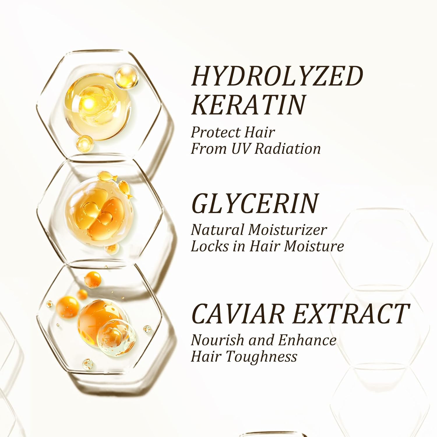 Hydrating Collagen Hair Mask - Deep Repair Treatment for Dry, Damaged Hair - 8.45 Oz