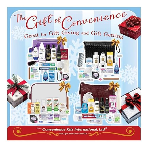 Convenience Kits International Women¡¯s Deluxe Kit 10 PC Kit Featuring: Sulfate Free Hair, Face & Body, Oral Care, Travel-Size Travel Essentials