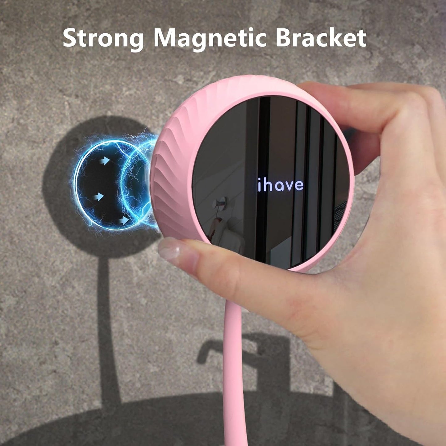 UV Toothbrush Sanitizer Holder – Wall-Mounted Bathroom Accessory for Home & Travel (Black)