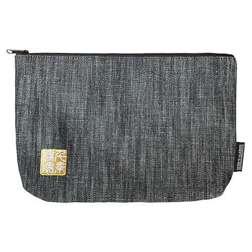 Brocade zipper pouch, lined with Nishijin brocade, size M. (Denimu3)