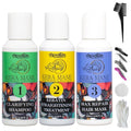 Brazilian Magic 3-Pack Brazilian Keratin Hair Treatment Kit | Deep Hair Conditioning, Repair & Smoothing Formula | Reduces Frizz, Adds Shine | Scent-Free, Easy At-Home Keratin Treatment