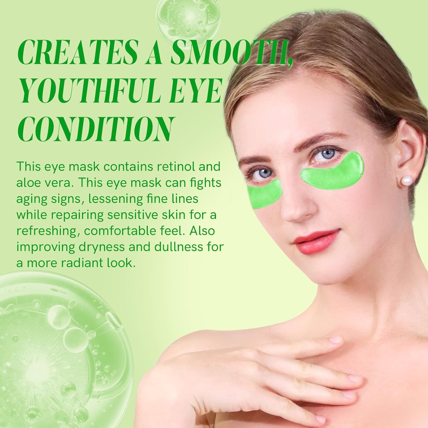 Under Eye Patches Gold and Hyaluronic Acid for puffy eyes,Rose Eye Masks for Dark Circles and Puffiness skin care Smooth Wrinkles products 30 Pairs