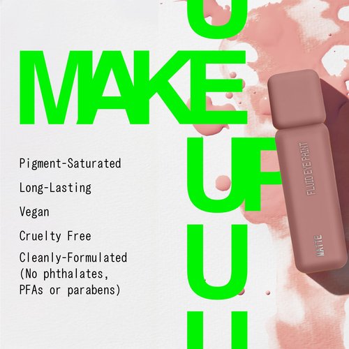 about-face Matte Fluid Eye Paint Capulets – High-Pigment Liquid Eyeshadow, Long-Lasting, No-Budge Matte Finish, Vegan & Cruelty-Free (Soft Brown)