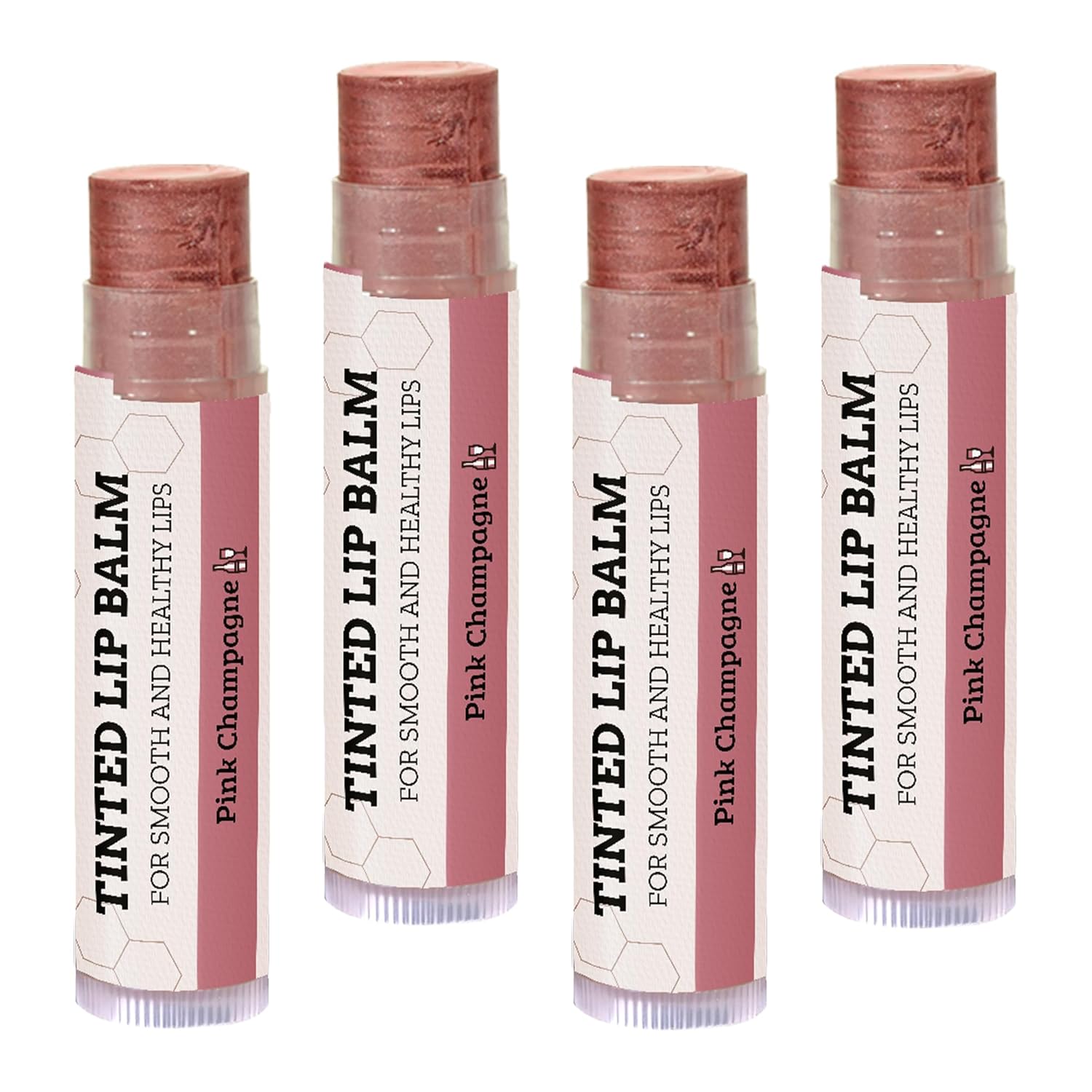 Earth's Daughter USDA Organic Lip Balm 6-Pack - Fruit Flavors, Beeswax, Coconut Oil, Vitamin E - Best Lip Repair Chapstick for Dry Cracked Lips - Moisturizing Lip Care