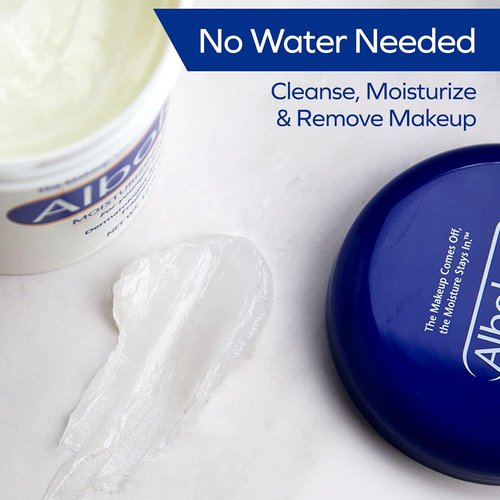 Albolene Moisturizing Cleanser & Makeup Remover Balm - Fragrance-Free Facial Cream for Cleansing & Hydration - Multi-Use Skincare for All Skin Types - No Harsh Chemicals