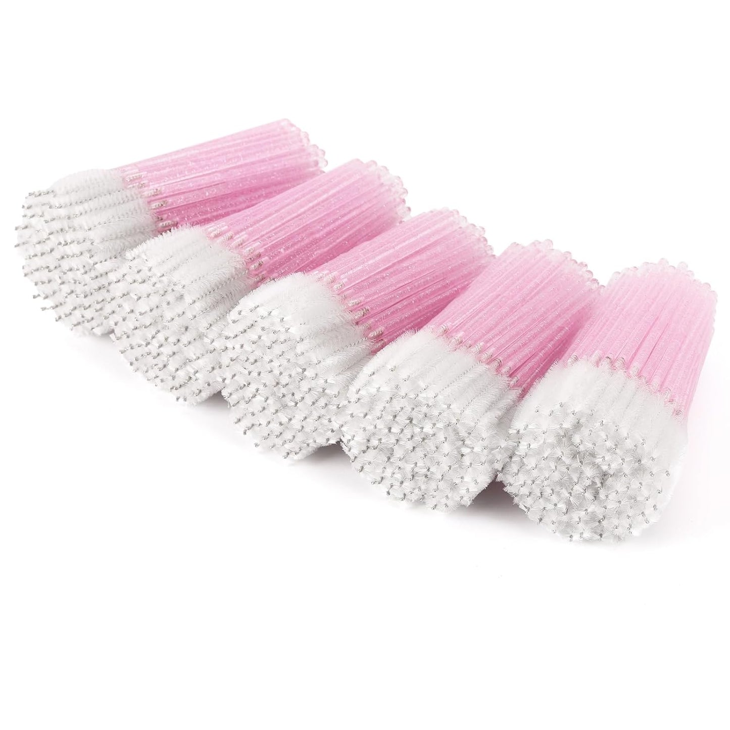 500 Disposable Mascara Wands - Colorful Eyelash Brushes & Spoolies for Extensions