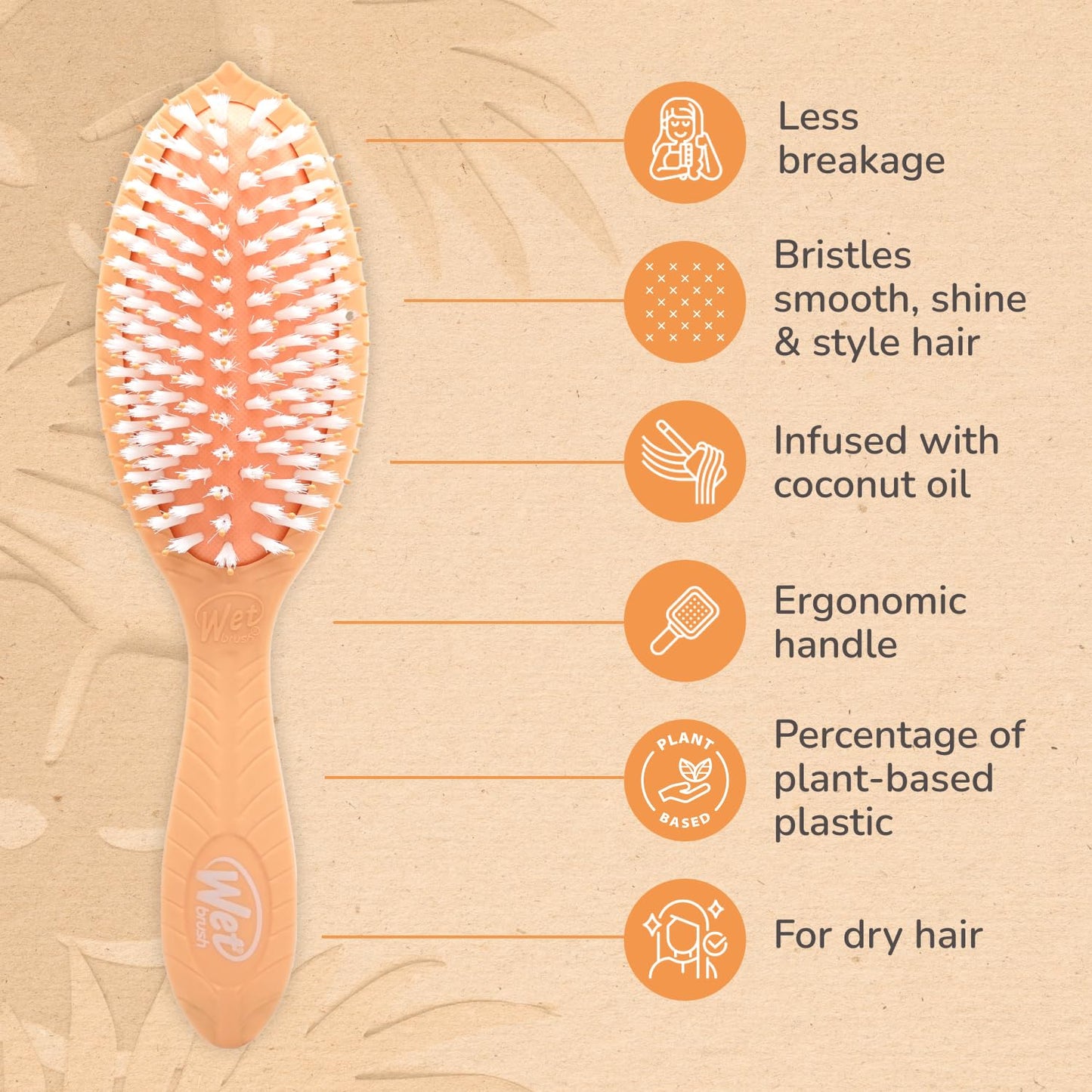 Wet Brush® Go Green™ Tea Tree Oil Treatment & Shine - Eco-Friendly Hair Care