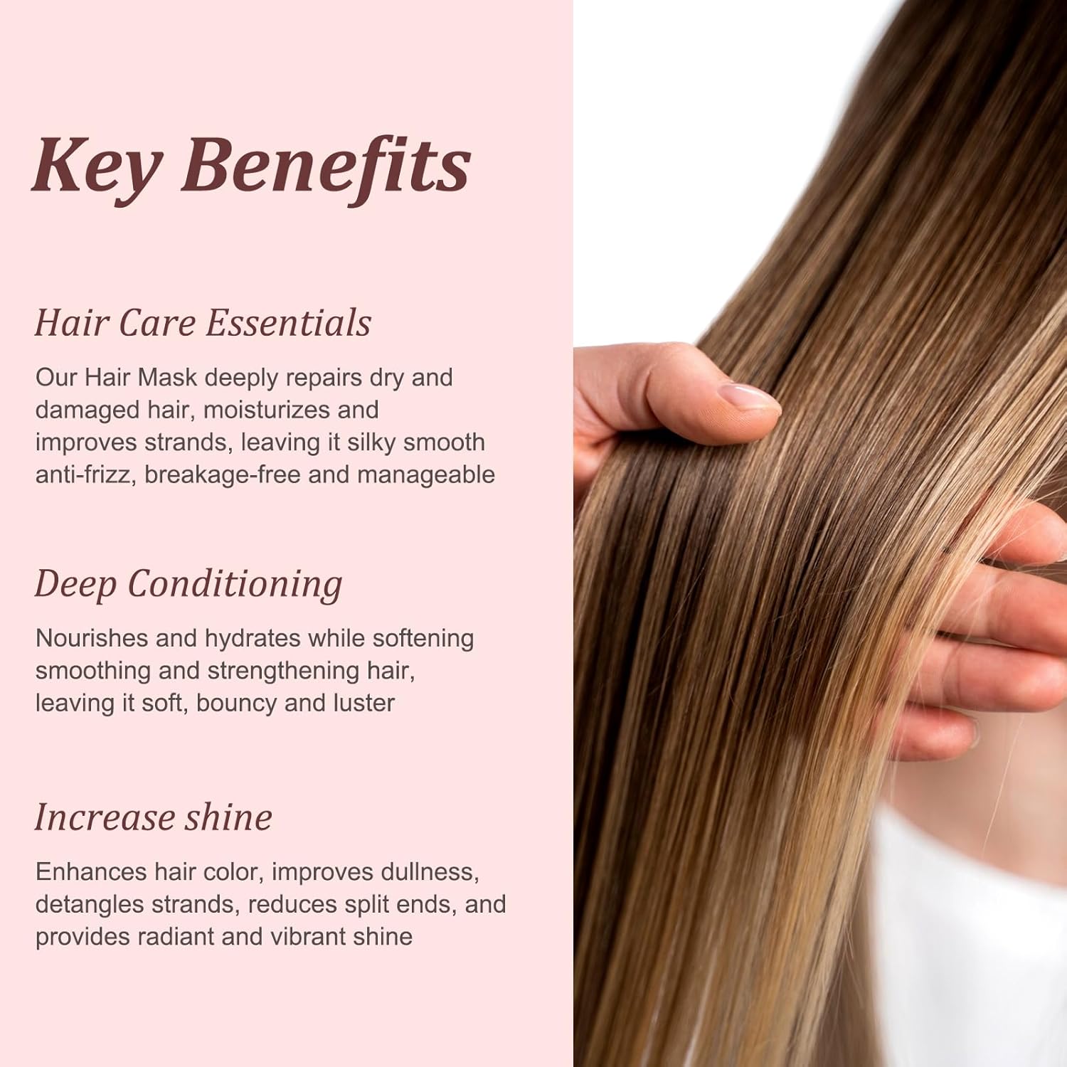 Hydrating Collagen Hair Mask - Deep Repair Treatment for Dry, Damaged Hair - 8.45 Oz