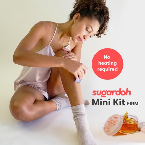 Sugardoh Sugar Waxing Kit for Women As Seen On Shark Tank (Mini Kit Firm) Face, Arms, & Legs, Sugar Wax Hair Removal- Sugaring Tiktok Viral Products- Bikini Wax Kit for Women - Sugaring Kit