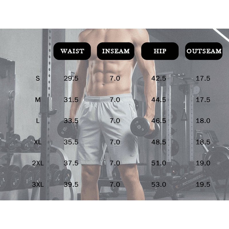 Men's Athletic Running Shorts Quick Dry with Zipper Pockets - Lightweight Workout & Basketball Shorts