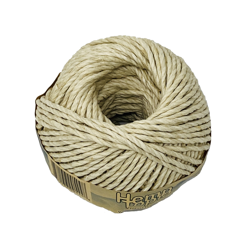Natural Hemp Twine Ball - 125ft, 170lb Test Strength for Arts & Crafts