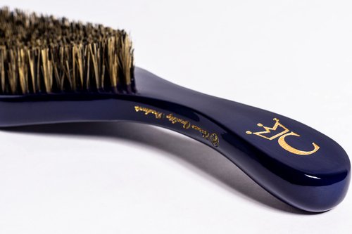 Crown Quality Products Original Contour 360 Wave Brush - MEDIUM (Royal Blue) Hairbrush