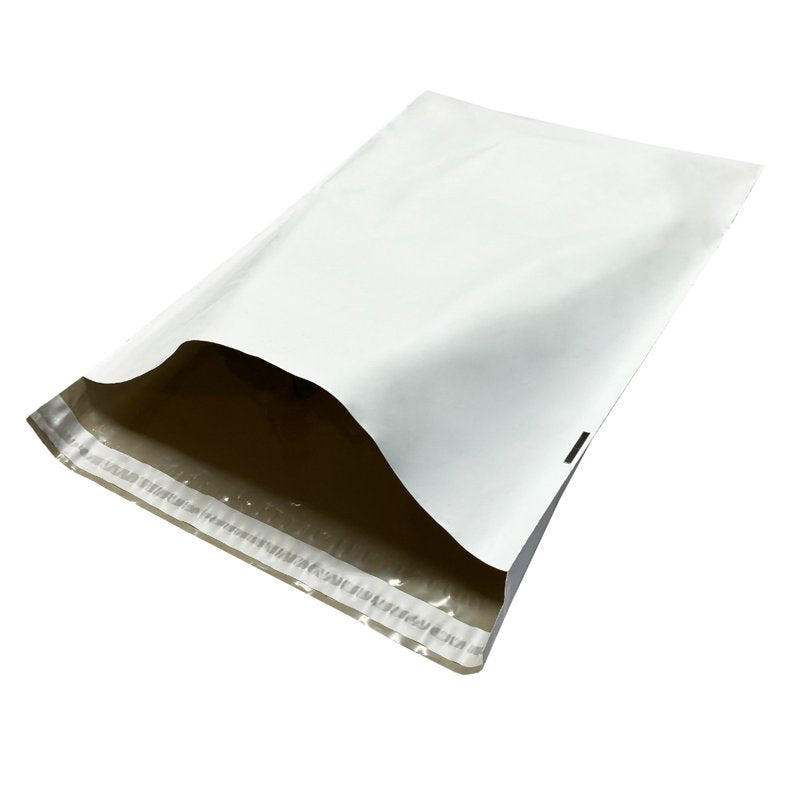 50 Poly Mailers Bags 14.5x19 Inch Self-Sealing Shipping Envelopes White