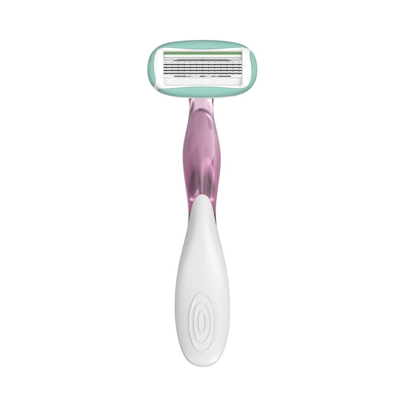 Disposable Women's Razor with Five Blades - Sensitive Skin, 10 Count