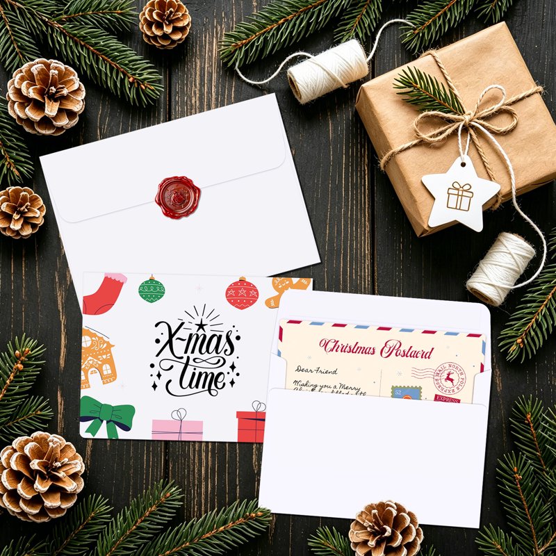 Blank Greeting Cards and Envelopes Set - DIY Invitations & Mailing