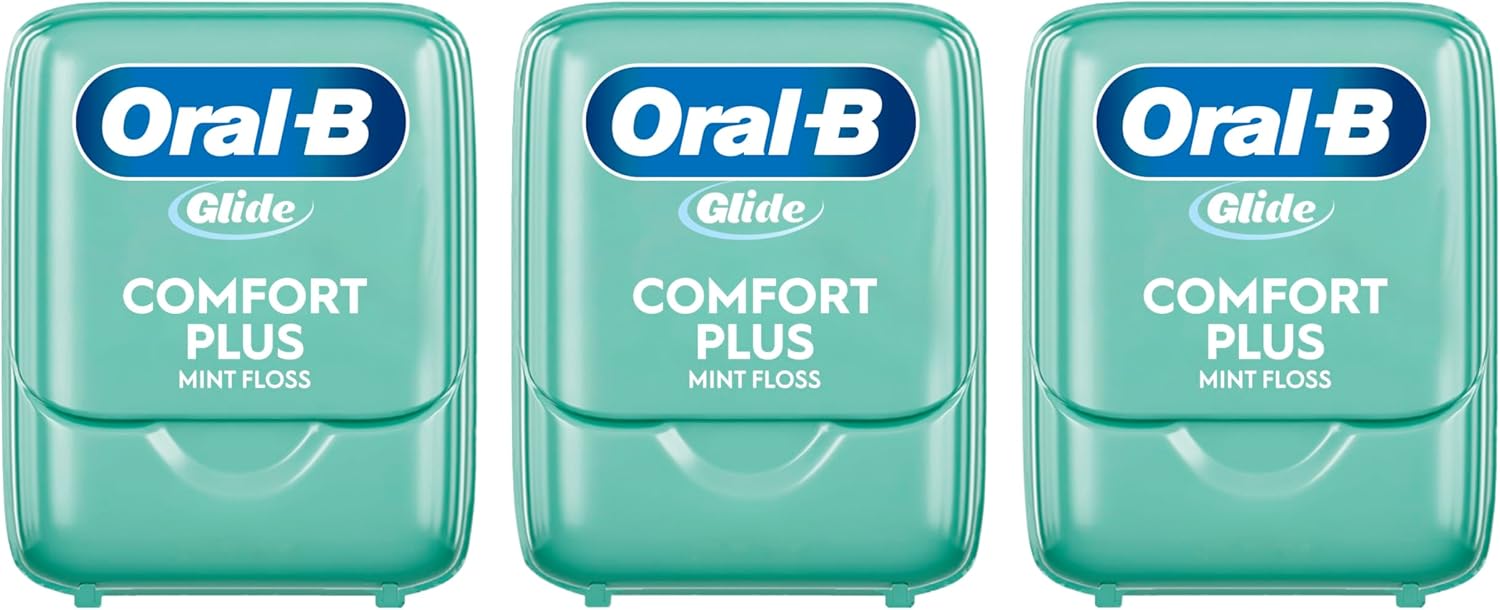 Oral-B Glide Pro-Health Comfort Plus Floss, Mint, 3 Ct