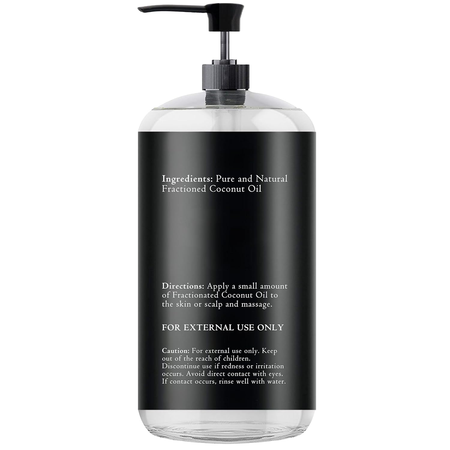 Essentially KateS Fractionated Coconut Oil - Body & Hair Carrier Oil, 16.9 Fl Oz (500ML), No Scent