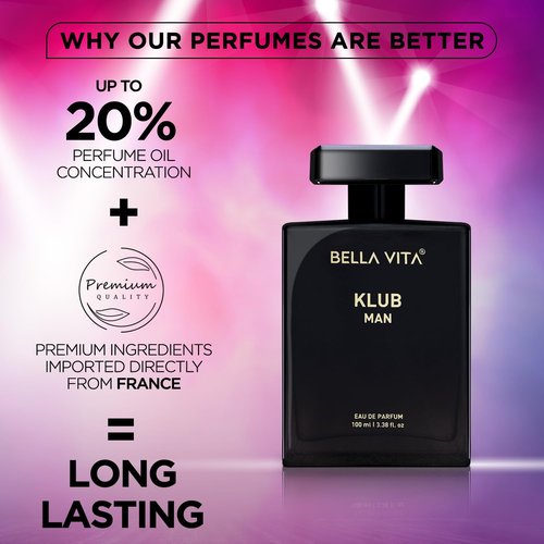 Bella Vita Luxury Men’s Premium Perfume Gift Bundle | Gift Set (4 x 0.68 fl. oz.) & KLUB Eau De Parfum (3.38 fl. oz.) | Elegant & Intense Fragrances for Men | Citrusy, Woody, Spicy Scents