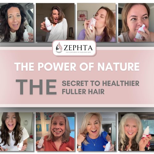 Zephta H-Regrow 2.0 Hair Growth Serum for Women & Men – Biotin & Caffeine Spray for Thicker Hair – 1.7 Fl Oz – Hair Growth Spray for Thinning Hair