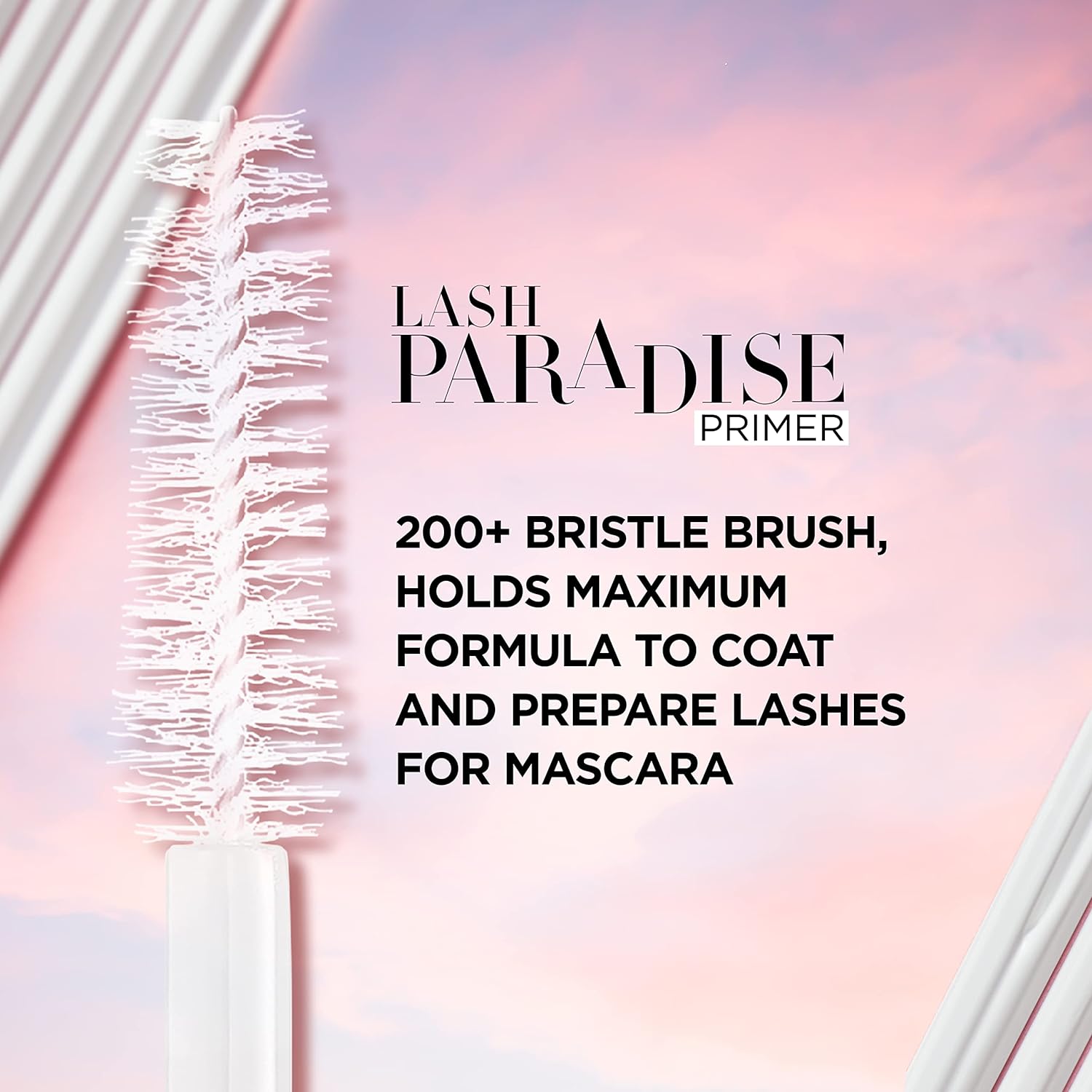 L'Oreal Paris Cosmetics Voluminous Lash Paradise Mascara Primer Base, Millennial Pink, 0.27 Fluid Ounce, Packaging May Vary