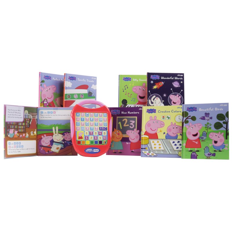Peppa Pig First Smart Pad & Interactive Book Set for Preschool Learning