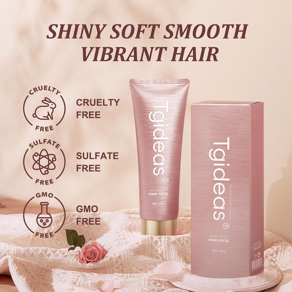 Hydrating Collagen Hair Mask - Deep Repair Treatment for Dry, Damaged Hair - 8.45 Oz
