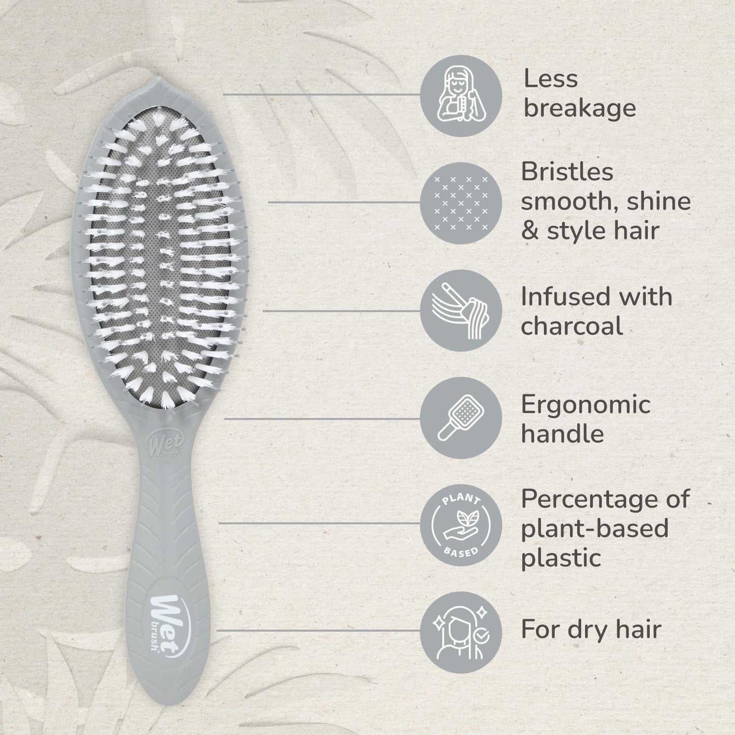 Wet Brush® Go Green™ Tea Tree Oil Treatment & Shine - Eco-Friendly Hair Care