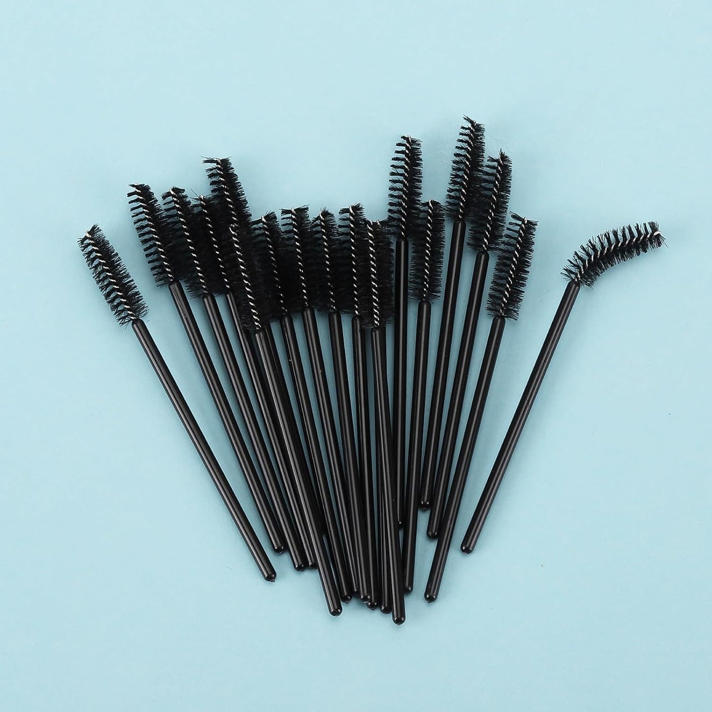 500 Disposable Mascara Wands - Colorful Eyelash Brushes & Spoolies for Extensions