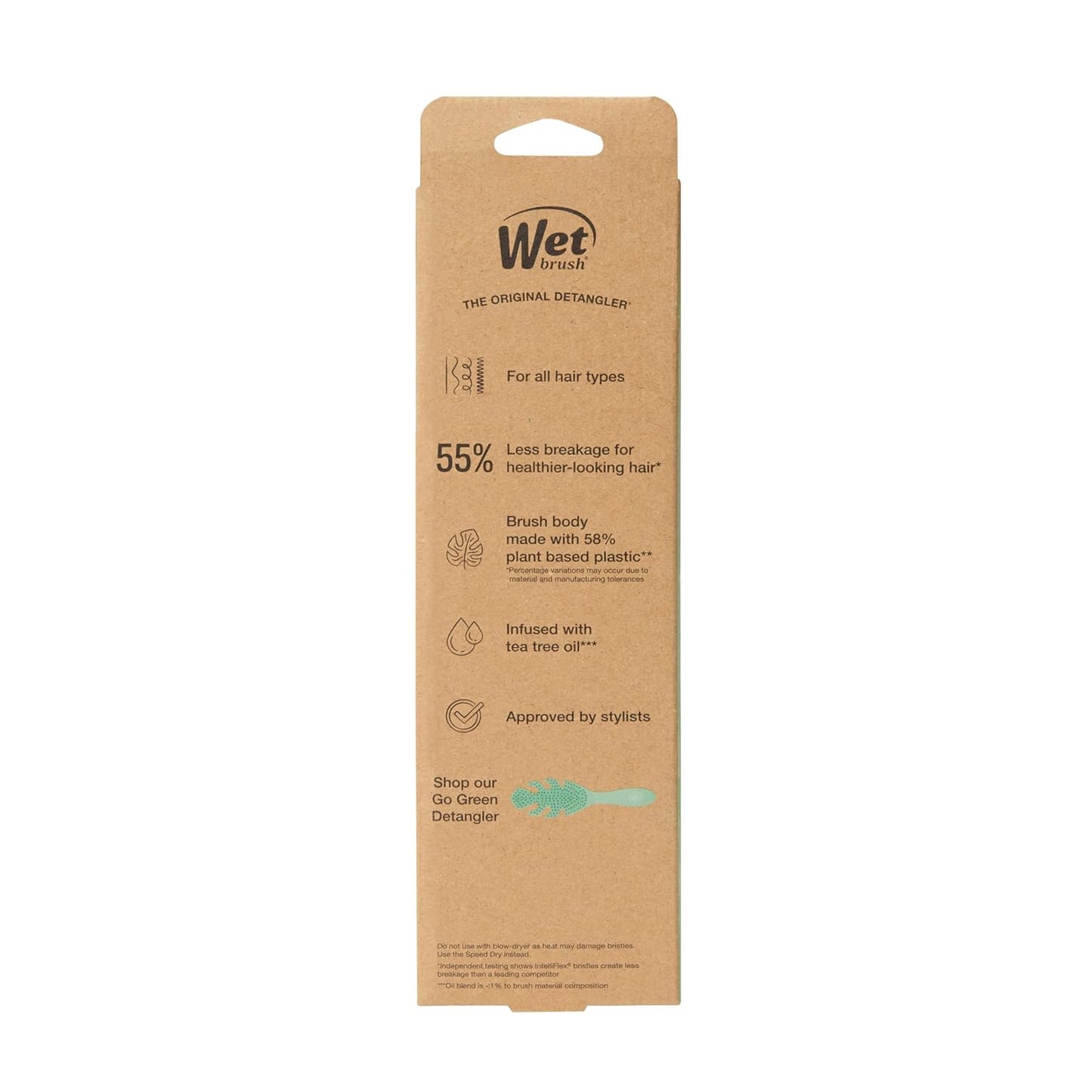 Wet Brush® Go Green™ Tea Tree Oil Treatment & Shine - Eco-Friendly Hair Care