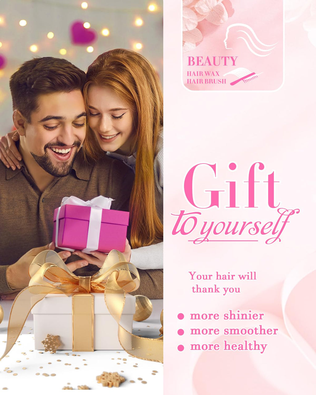 Slick Back Hair Brush Set: Hair Wax, Edge Brush, Rat Tail Comb, Bristle Brush, Hair Bun Accessories, Smoothing Brush for Women & Kids