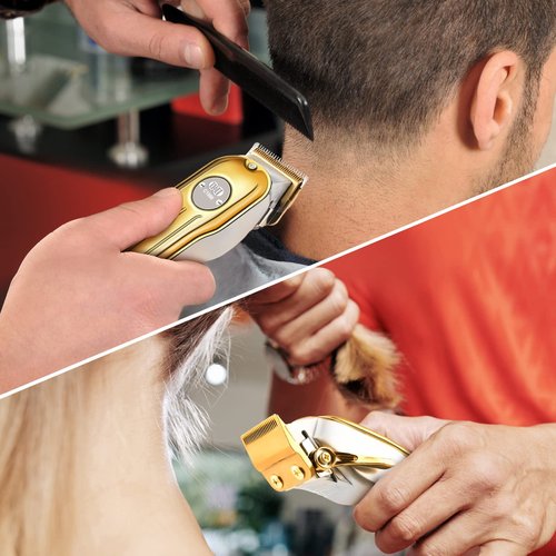 CIICII Hair Cutting Kit with Hair Clippers Set & Hair Cutting Scissors Shears Kit for Home Salon DIY Hairdressing