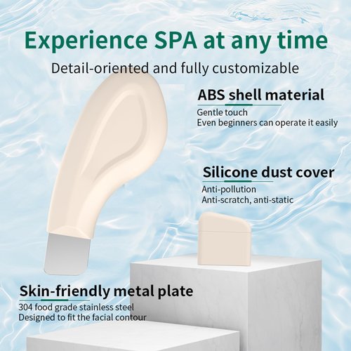 Silicone Nose Blackhead Remover/Face Spatula for Deep Cleaning Black Head Removal.Mild and Safe Skin Scrubber for Remove Facial and Nose Ehead（Beige）