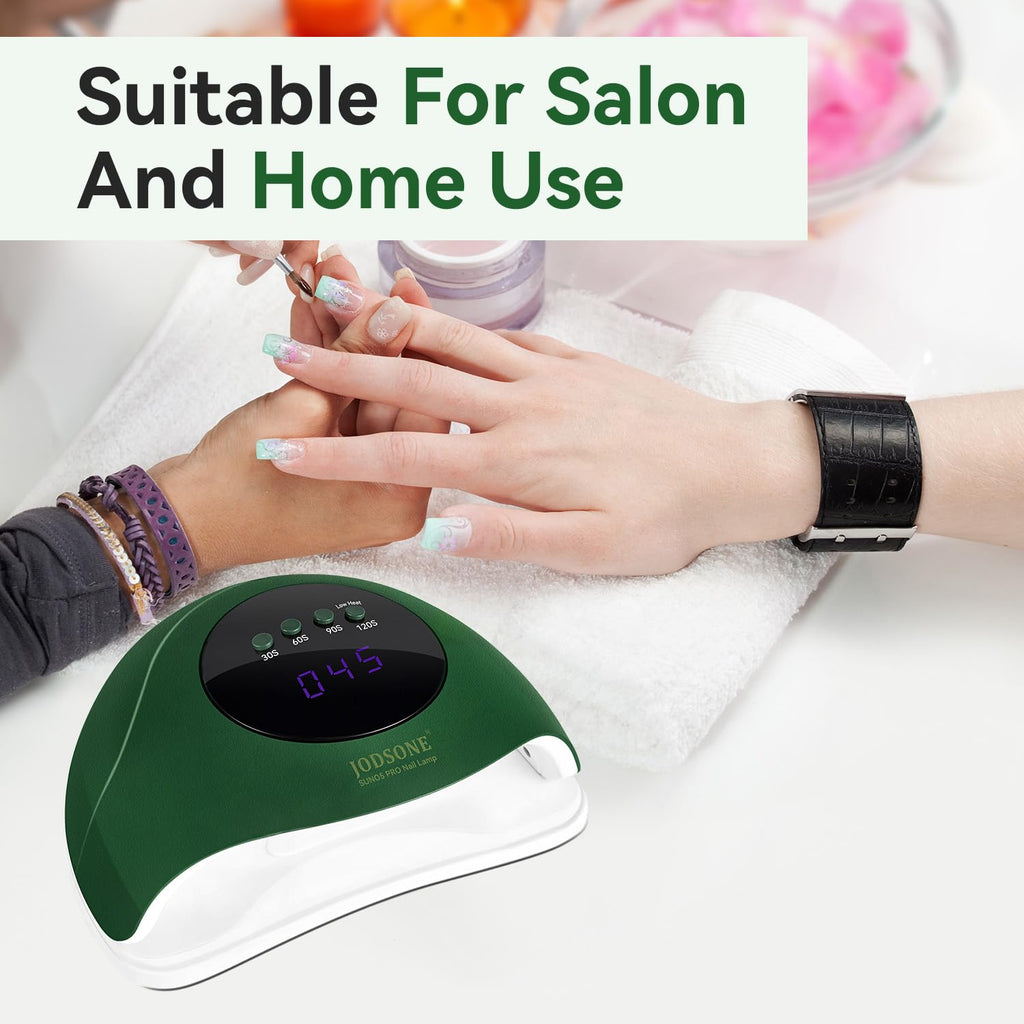 JODSONE U V LED Nail Lamp, Nail Dryer for Gel Polish, Led Light with Automatic Sensor & 4 Timers