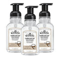 J.R. Watkins Foaming Hand Soap Pump with Dispenser, Moisturizing All Natural Hand Soap Foam, Alcohol-Free Hand Wash, Cruelty-Free, Use as Kitchen or Bathroom Soap, Coconut, 9 fl oz, 3 Pack