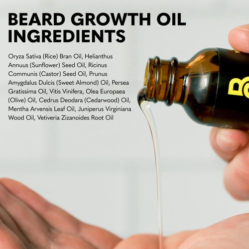 The Beard Club Beard Growth Kit - Derma Roller, Beard Growth Oil, Sandalwood Beard Balm, Beard Comb - Gift Set