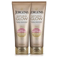 Jergens Natural Glow Sunless Tanning Lotion, Self Tanner, Fair to Medium Skin Tone, Daily Moisturizer, 7.5 Oz (Pack of 2)