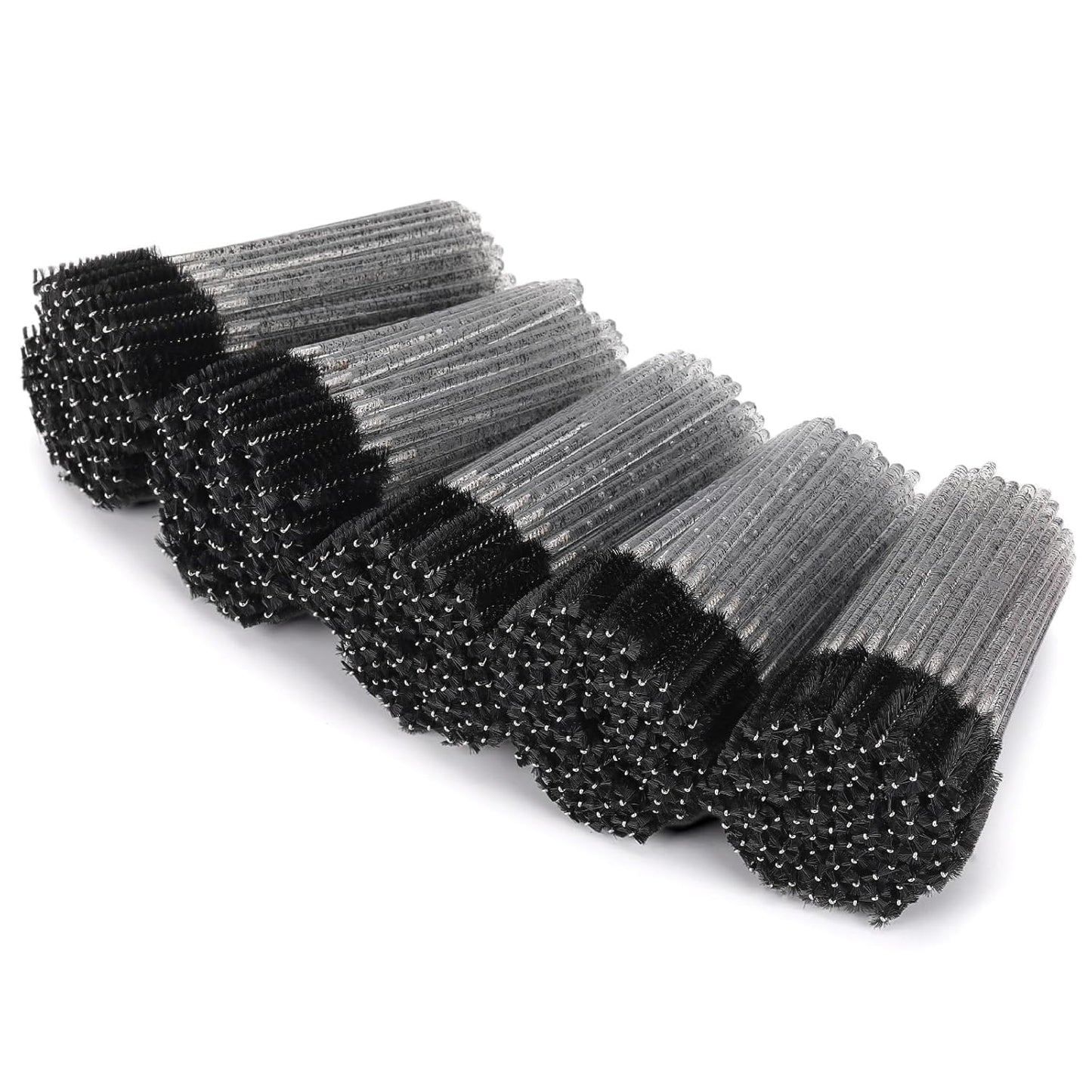 500 Disposable Mascara Wands - Colorful Eyelash Brushes & Spoolies for Extensions