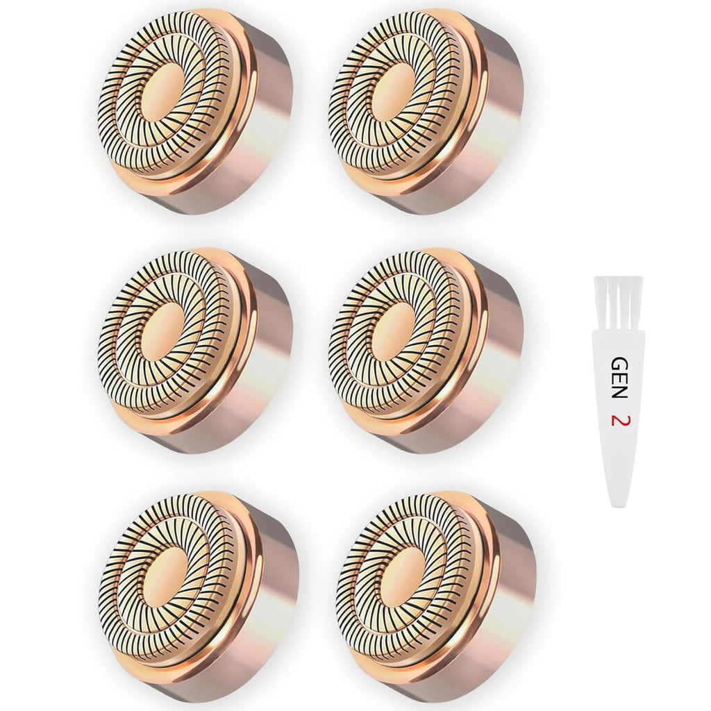 Flawless Facial Hair Remover Replacement Heads - Gen 2 (4 Pack) for Women