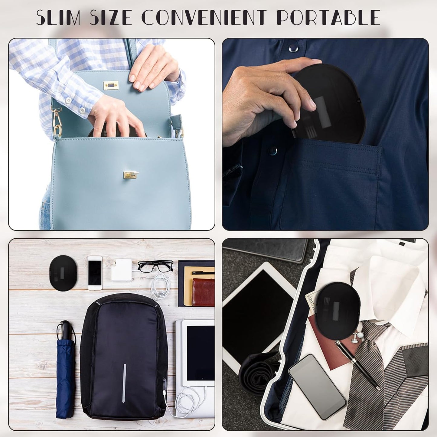 Orthodontic Retainer Storage Case with Cleaning Brush, Mirror & Chewing Tool - Double Layer Design