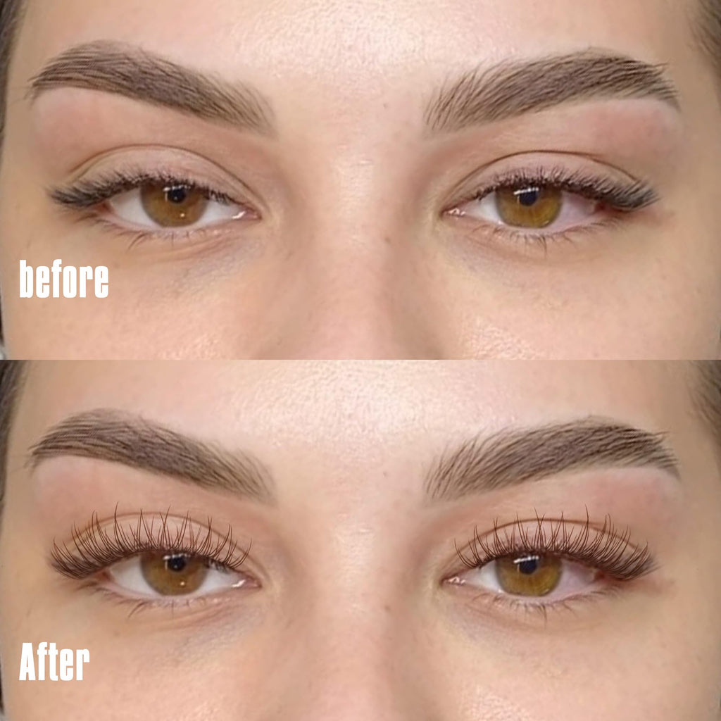 TNFVLONEINS Brown Lash Clusters Natural Cluster Eyelash Extensions Wispy Individual Lashes Extension 10-12MM Short Eyelash Clusters Natural Look CC Curl DIY Lash Extension