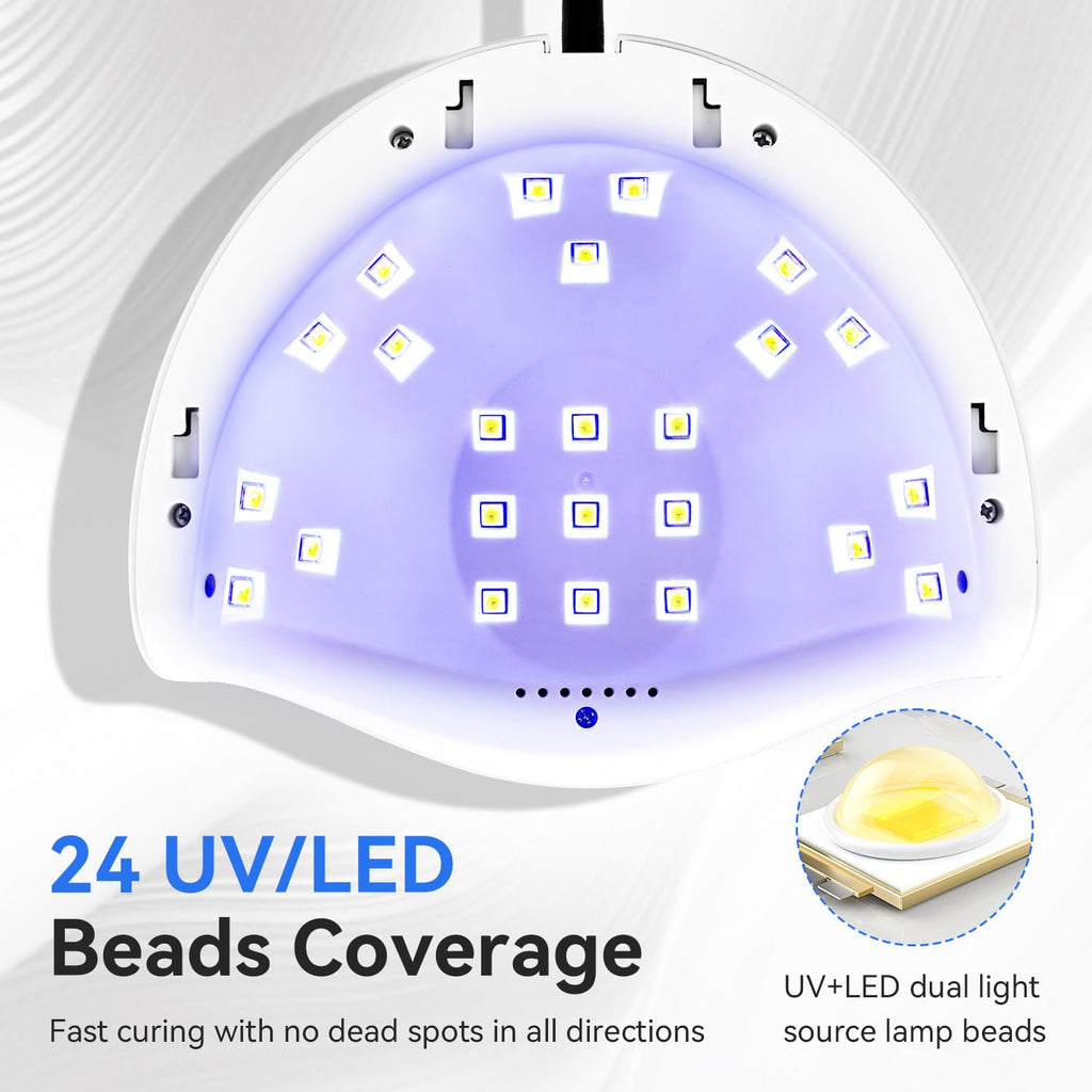 JODSONE U V LED Nail Lamp, Nail Dryer for Gel Polish, Led Light with Automatic Sensor & 4 Timers