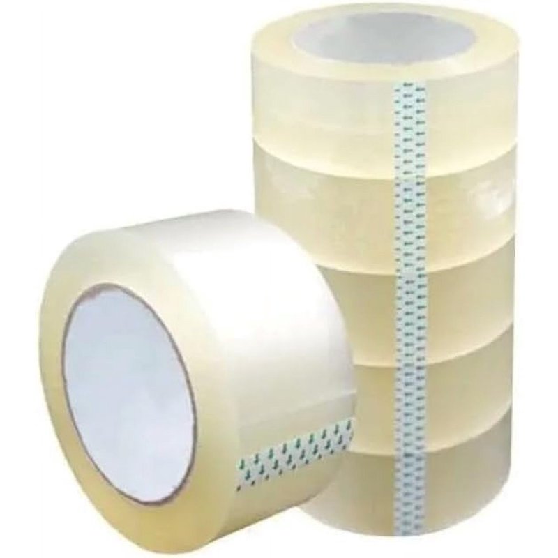 72 Rolls Shipping Packaging Box Packing Sealing Tape 1.6 mil 2" x 55