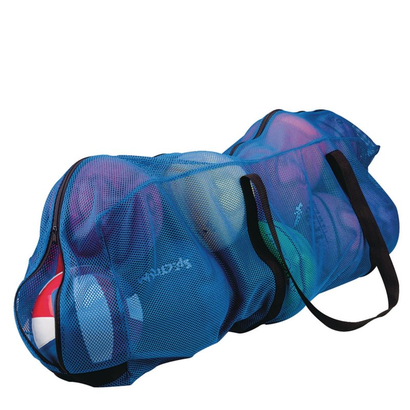 Mesh Hockey Equipment Bag - Large Sports Gear Organizer with Shoulder Strap