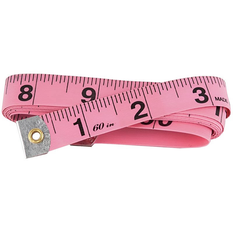 Vinyl Tape Measure 60 Inches – Flexible Measuring Tool with Metal Ends