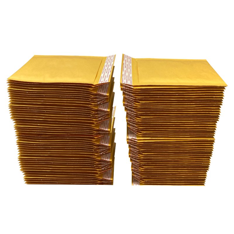 Kraft Bubble Mailers Self-Seal Padded Envelopes Bulk Pack for Shipping
