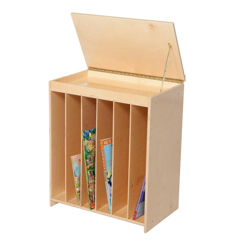 Wood Designs Big Book Display with Markerboard - Classroom Storage Unit
