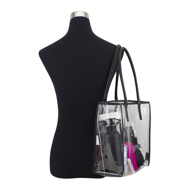 All-Purpose Clear Security Tote Bag - Durable PVC Stadium & Event Bag