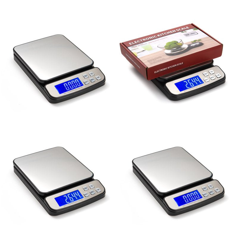 Digital Postal Scale 110 lbs Capacity Stainless Steel Platform for Shipping